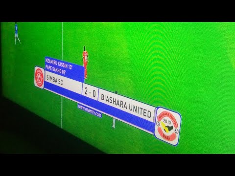 Simba Sc 2 v Biashara United 0. Goli kafunga Mzamiru Yasini.Tazama goli lilivyotafutwa