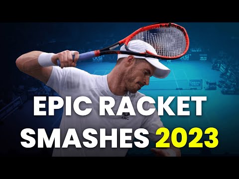 EPIC Tennis Racket Smashes - Best Of 2023!