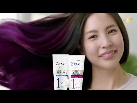 Regenerate extremely damaged hair with Dove 1 Minute Serum Conditioner!