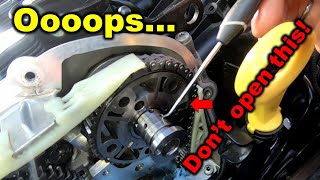 Diagnosing a reduced oil pressure and camshaft implausible signal errors on a 2010 Audi A4 2.0T