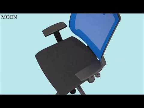 Viento Moon-15 Bürostuhl Drehstuhl Lordosenstütze Schreibtischstuhl Synchron NEU