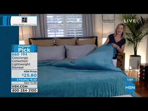 Concierge Collection Lightweight Blanket