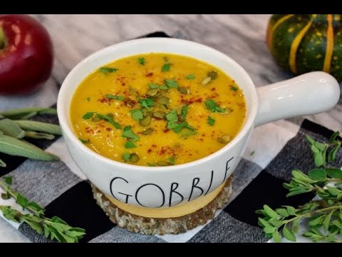 Roasted Kabocha Squash Soup | Vegan & Gluten-Free Recipe