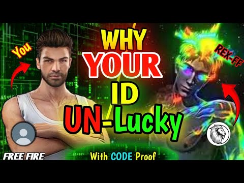 Why Your Free Fire ID Unlucky | How To Increase Your Luck 🍀 #freefire @REX-FF #how