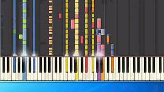[Piano Tutorial Synthesia]Brunner &amp; Brunner - Wenn du mich in die Arme nimmst (mh)