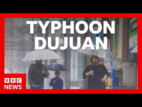Typhoon hits Japan: Nearly two million urged to evacuate | BBC News