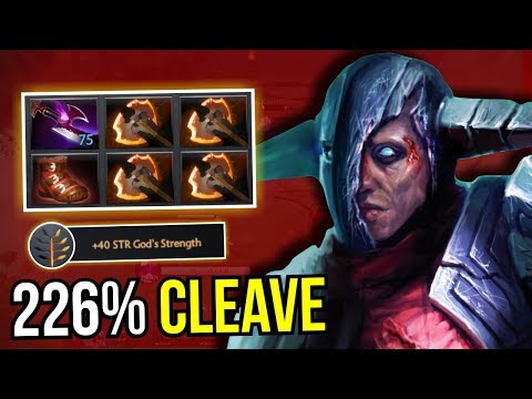 226% CLEAVE - Sven 4x Battle Fury 7.10 Dota 2 | Upside Down 68