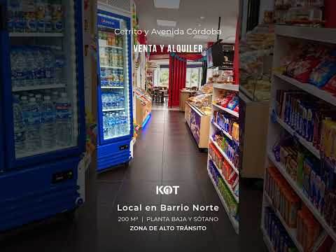 Amplio Local de 200m² –Ubicación estratégica sobre Cerrito esquina Av. Cordoba. #propiedades #local