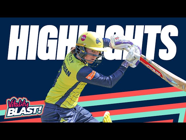 McCaughan Hits Heroic 106 Off 60! | Essex Women v Hampshire Women – Highlights | Vitality Blast 2025