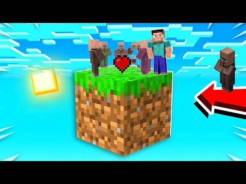 Insane Find in Minecraft: Villagers on One Block! 😱