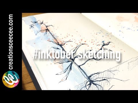 inktober day 17 real time sketching