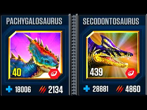 PACHYGALOSAURUS VS SECODONTOSAURUS (JURASSIC WORLD).