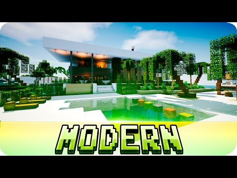 JerenVids - Minecraft - Beautiful Modern House w/ Download - JerenVids