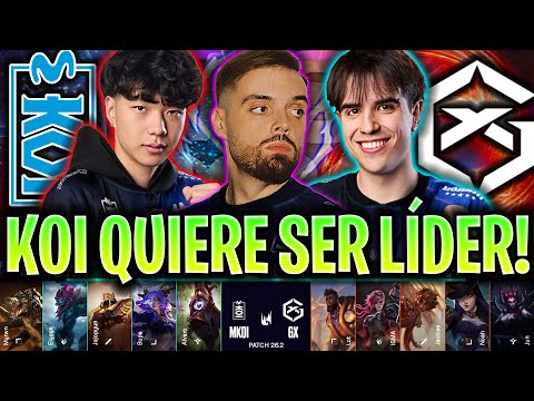 IBAI CASTEA A KOI BUSCANDO SER LÍDER DE LA LEC!😱 - KOI vs GX LEC VERSUS 2026 ESPAÑOL IBAI COSTREAM