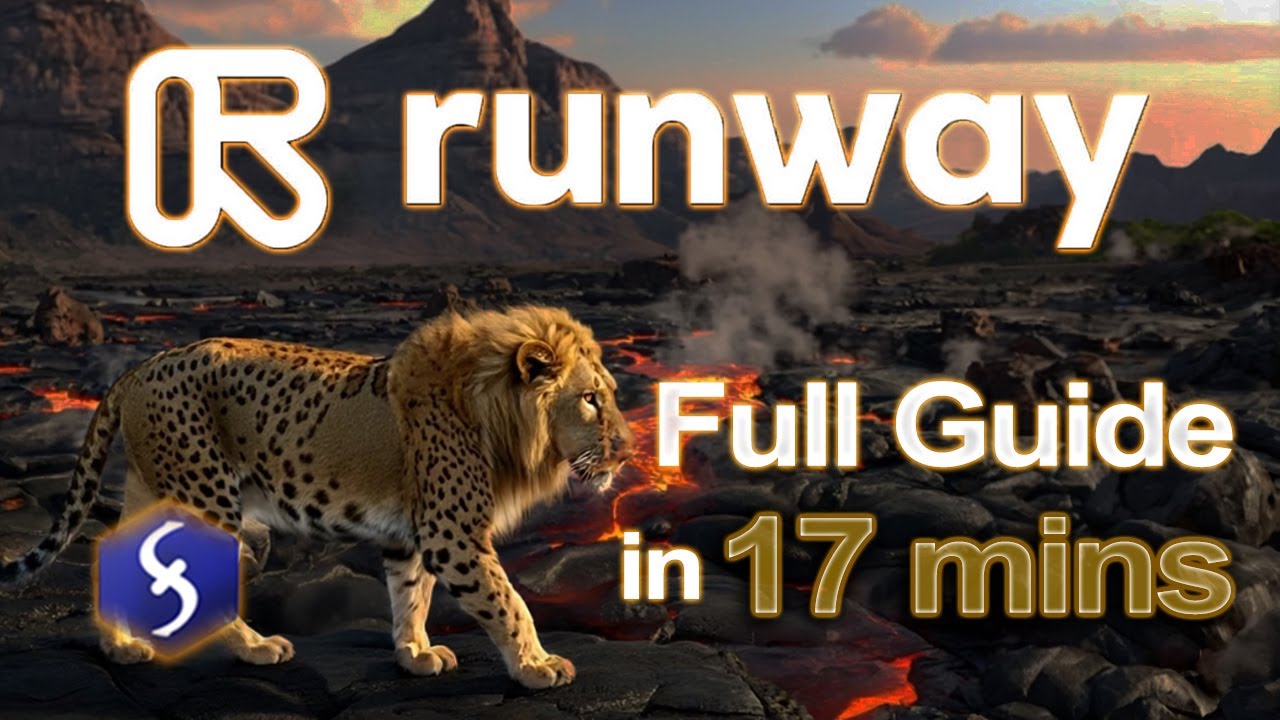 Runway AI - Tutorial for Beginners in 17 MINUTES !  [ FULL GUIDE ] video thumbnail