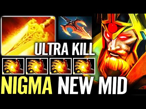 🔥 NIGMA Wraith King 100% NEW MID — Dagger of Ristul + Radiance Midas Max Farm by Sumail Dota 2 Pro