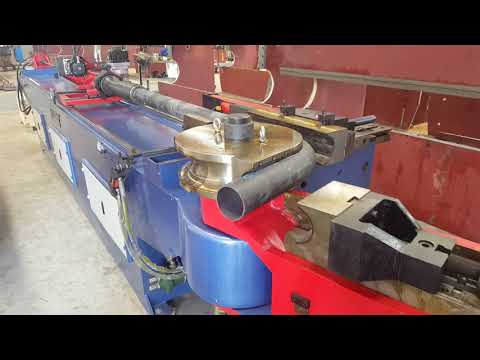 CNC steel pipe bending machine with hole punching | tube bending machine with pin punch