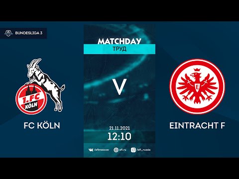 AFL21. Germany. Bundesliga 3. Day 15. FC Köln - Eintracht F [Full match]