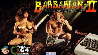 BARBARIAN II: THE DUNGEON OF DRAX – Commodore 64 (1988) | Classic C64 Beat 'Em Up Adventure