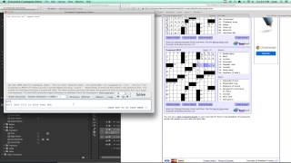 Using Crossword Cryptogram Solver to solve a crossword puzzle.