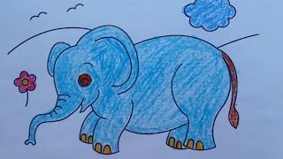 41 Tranh tô màu con voi đẹp nhất cho bé tập tô