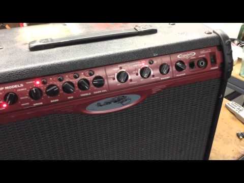 Line 6 Spider 212 100-Watt 2x12" Stereo Digital Modeling Guitar Combo 2000 - 2001 - Black / Red image 11