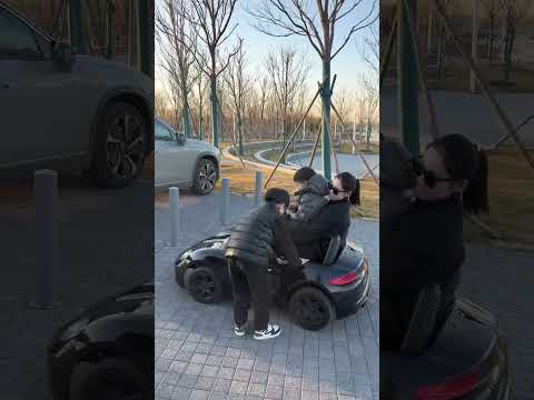 Kids Got a Mini Lamborghini 😱 Shocking Family Surprise! #facts #dadlifematters #funnyanimals