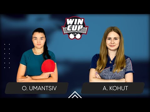 17:30 Olha Umantsiv - Alina Kohut West 3  WIN CUP 17.07.2024 | Table Tennis WINCUP