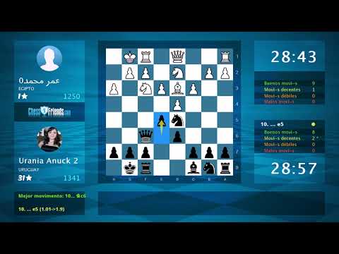 Chess Game Analysis: عمر محمد0 - Urania Anuck 2 : 0-1 (By ChessFriends.com)