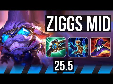 ZIGGS vs AURELION SOL (MID) | Legendary, 51k DMG | EUW Master | 25.5