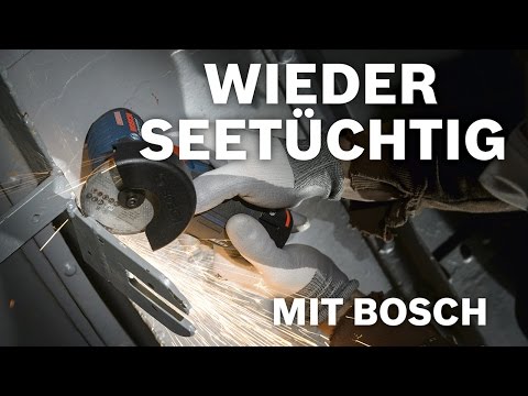 Restaurierung von historischen Booten mit Bosch Profi-Winkelschleifern