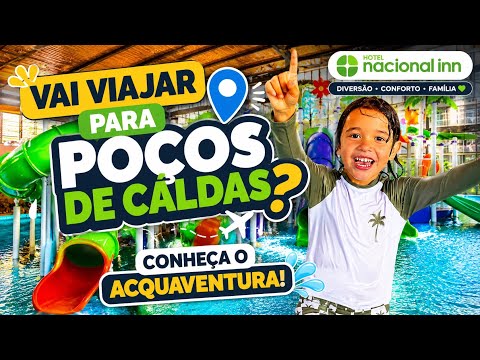 HOTEL EM POÇOS DE CALDAS / MG COM PARQUE AQUÁTICO PERFEITO PARA VIAGEM EM FAMÍLIA 