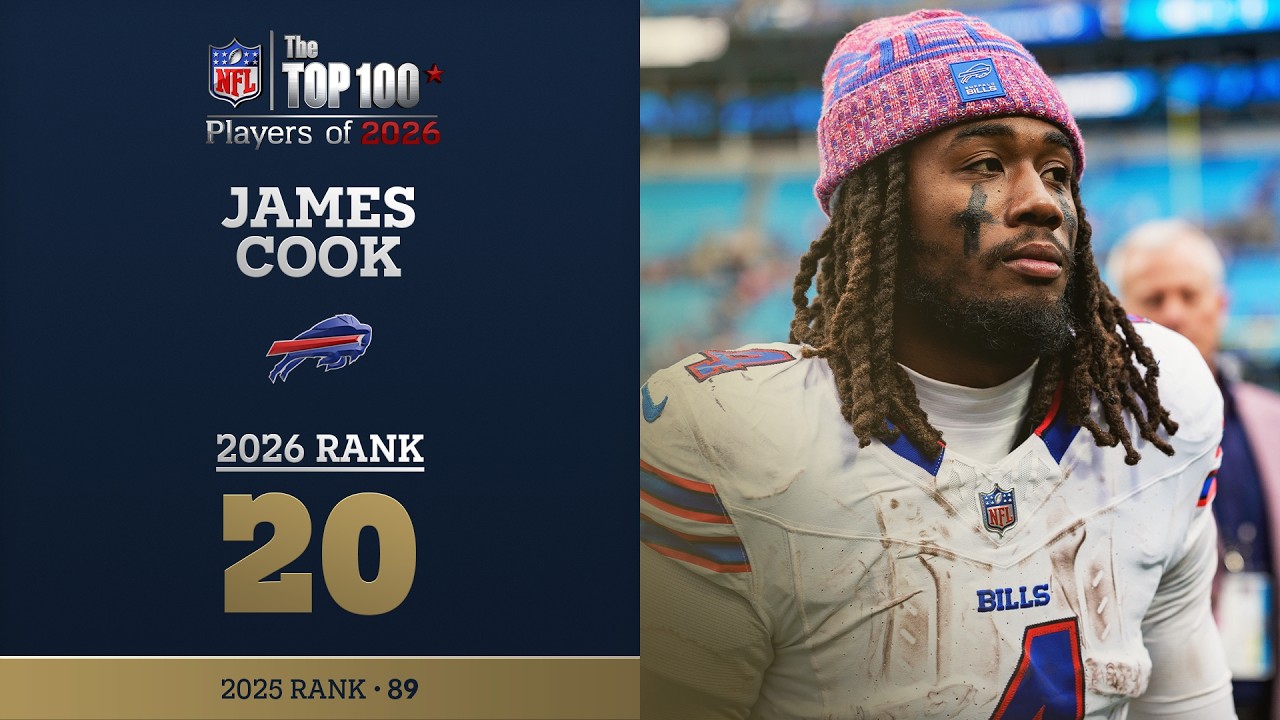 20: James Cook (RB, Bills) | Top 100 Players of 2026