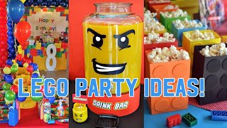 Lego Birthday Party Ideas!! DIY Decor, Treats, and Much More!! How To/DIY