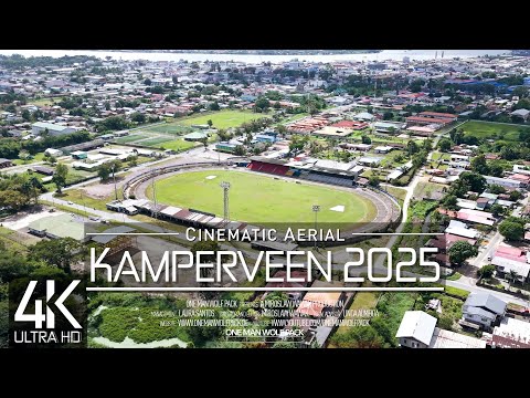 【4K】🇸🇷 André Kamperveen Stadion from Above 🔥 Paramaribo SURINAME 2025 🔥 Cinematic Wolf Aerial™ Drone