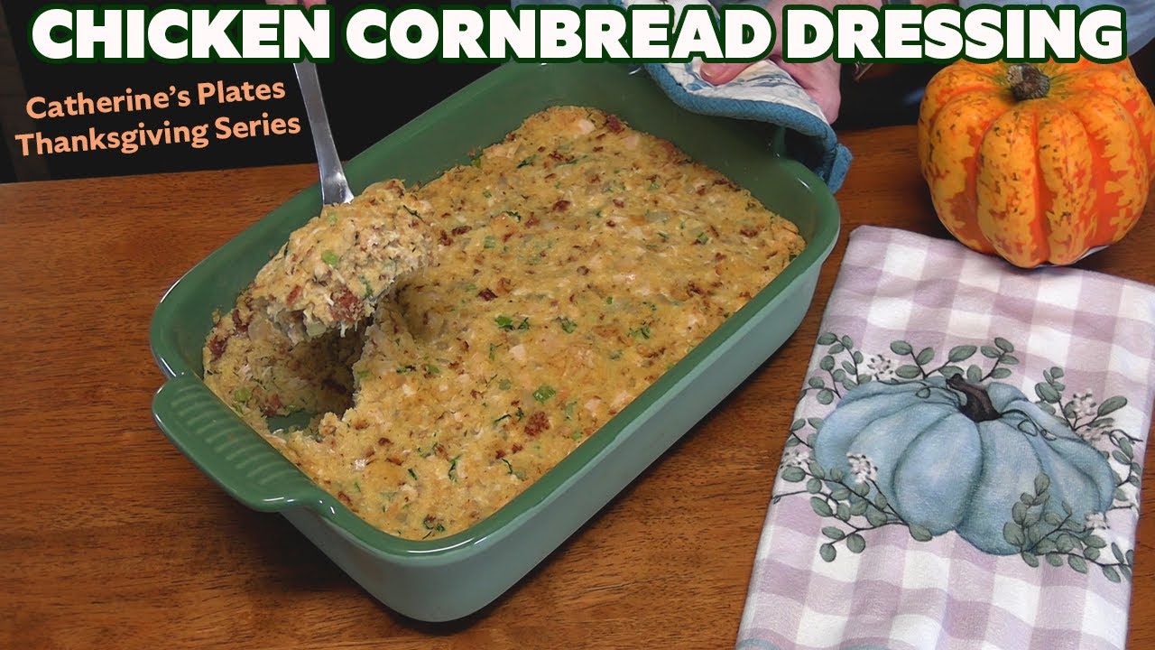 CHICKEN CORNBREAD DRESSING Holiday Recipe