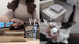 vlog）都内OLの日常ブイログ🫐1人時間の過ごし方,大阪旅行,読書,パフェ活etc