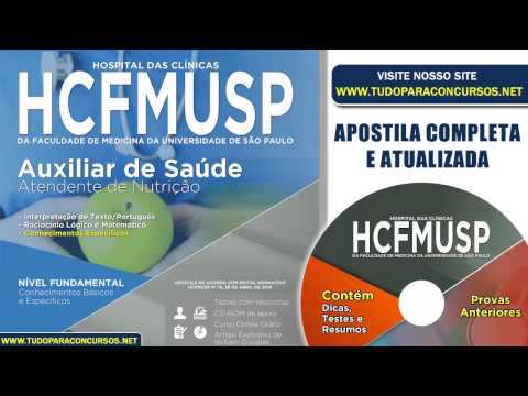 Apostila HC-SP 2015 - Atendente Nutrição (Nível Fundamental)