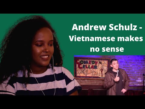 Andrew Schulz - Vietnamese Makes No Sense -- Reaction