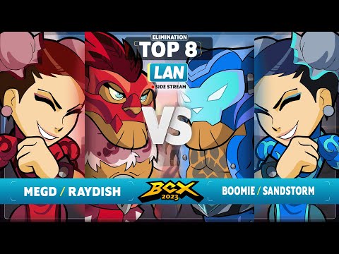 MegD & Raydish vs Boomie & Sandstorm - Top 8 Elimination - Brawlhalla World Championship 2023