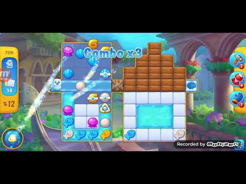 fishdom gameplay / level 7119 / It is like the ads? / thank you 피쉬돔 / 모바일 게임 / 중독성 있는 게임 / 구독 좋아요