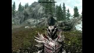 Skyrim напарник против древнего дракона/partner vs ancient dragon