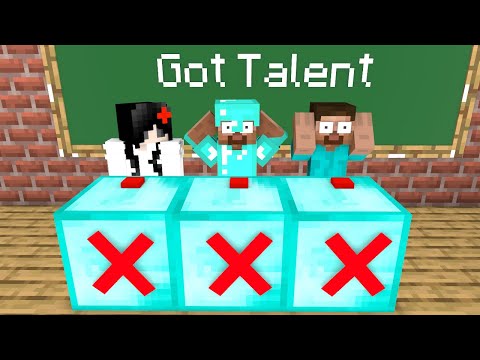 Monster School : Minecraft Got Talent - Funny Minecraft Animations