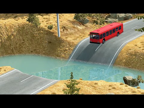 Mobil vs Deep Water #2 - BeamNG Drive