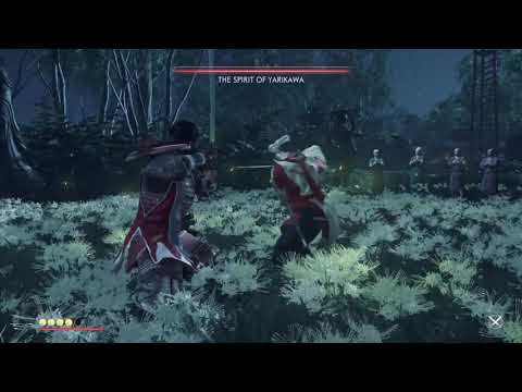 Ghost of Tsushima - Jin Vs The Spirit of Yarikawa Duel Boss Fight (PS4 Pro)