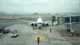 preview picture of video '2013/03/01 中国国際航空 129便 到着 / Air China 129 Arrival'