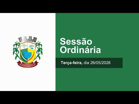 Imagem - Sessão Ordinária - Legislatura 2025/2028 - Terça-Feira, 26 de Maio de 2026