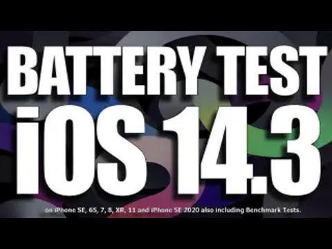 iOS 14.3 vs iOS 14.2 续航对比测试（SE，6S-11）