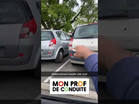 STATIONNEMENT BATAILLE CÔTÉ DROIT @monprofdeconduite