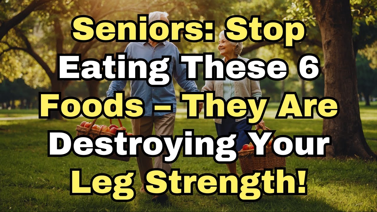 Seniors, Stop Eating These 6 Foods – They Are Destroying Your Leg Strength
